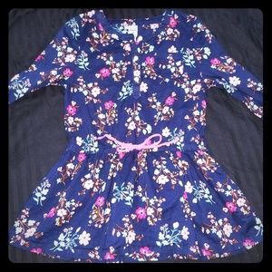 SOLD - Girls Floral Tunic Top